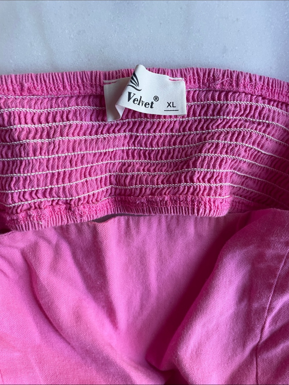 Off-Shoulder Pink Swim Cover-Up Set - Picture 4 of 6